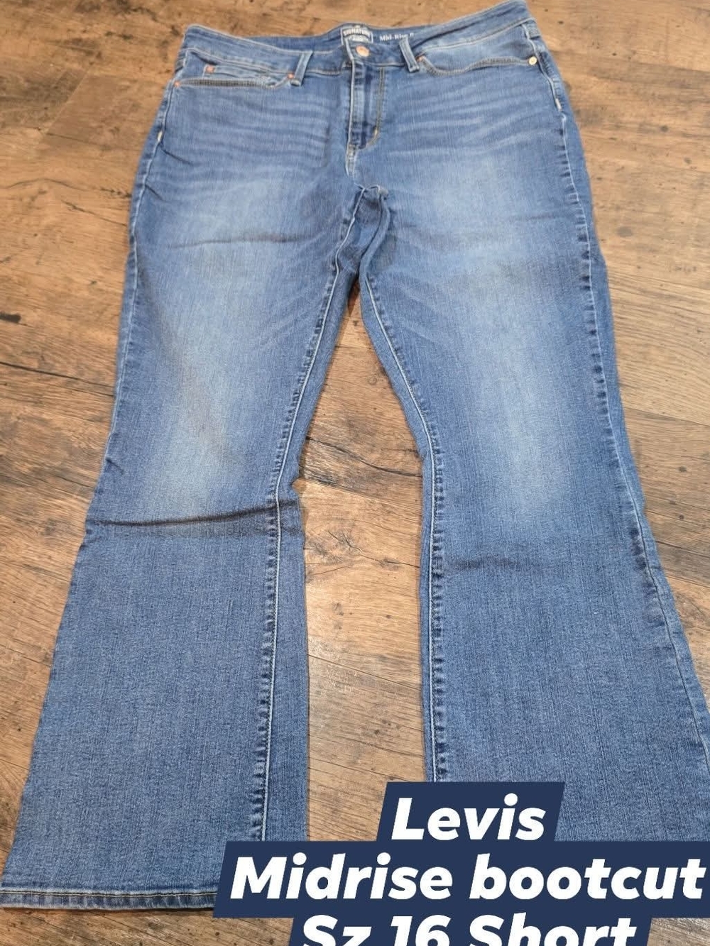 Levi's Light Blue Midrise Bootcut Jeans